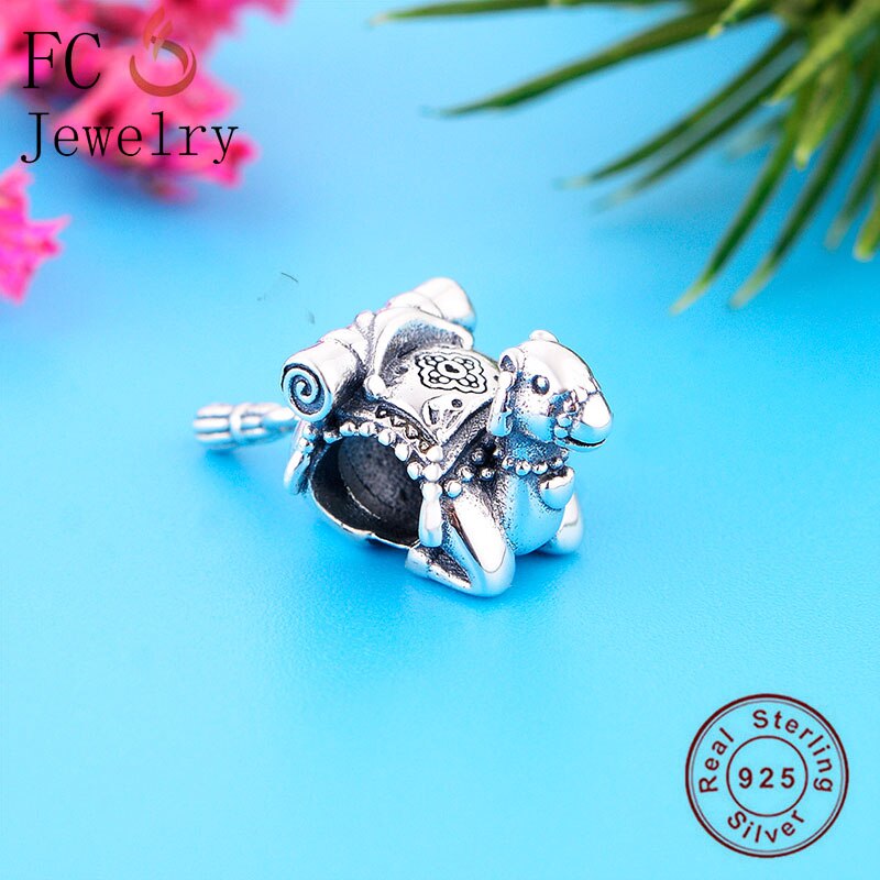 Fc Sieraden Fit Originele Brand Charms Armband Authentieke 925 Zilveren Kameel Terug Scroll Boek Kwastje Kraal Voor Maken Berloque