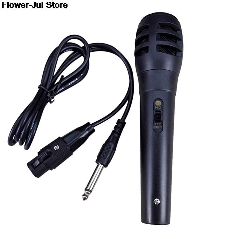 1x Handheld Microfoon Bedraad Karaoke Usb Ktv Player Mic Speaker Muziek Opnemen Microfoons Mic Handheld Pro Dynamische Microfoon