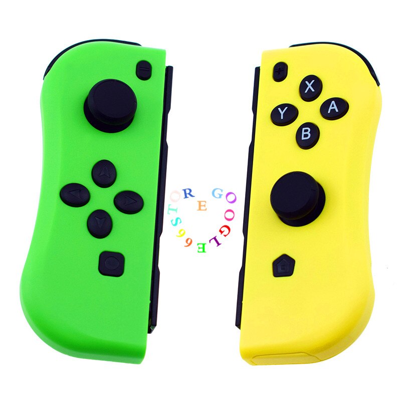 juego interruptor inalámbrico controlador izquierda Bluetooth Gamepad para Nintend interruptor NS Juego con mango: yellow  green