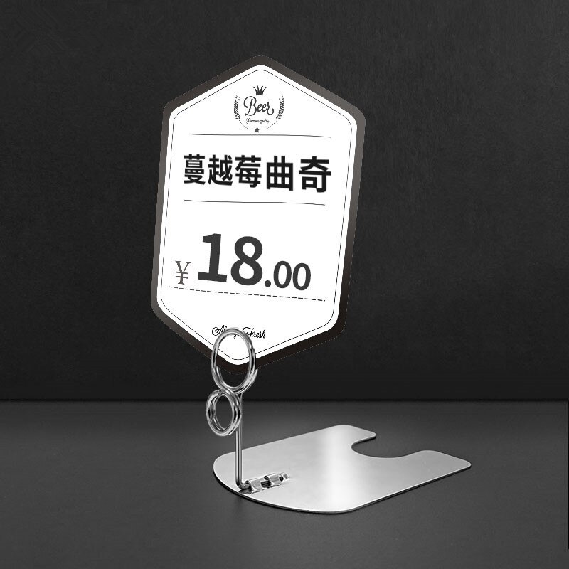 Tabletop Menu Label Harp-Clip Table Number Recipe Holder ReservedPlace Card Holder Stand For Restaurants Wedding Banquets