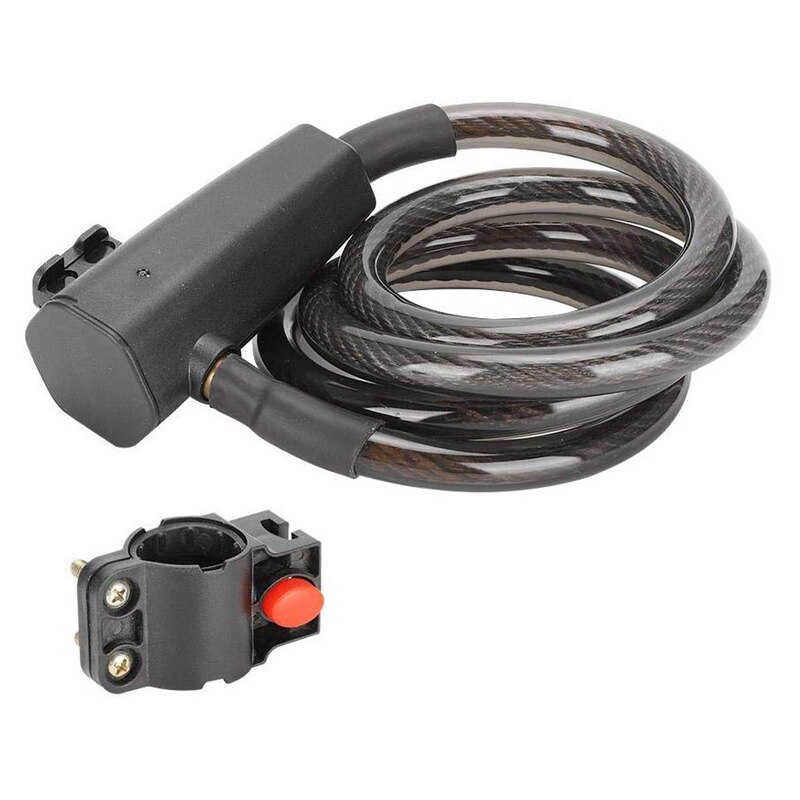 W16 Bluetooth Steel Rope Fingerprint Lock Anti-Theft Anti-Shear Motorcycle Electric Car Glass Door Wire Electronic Lock Ring Rin