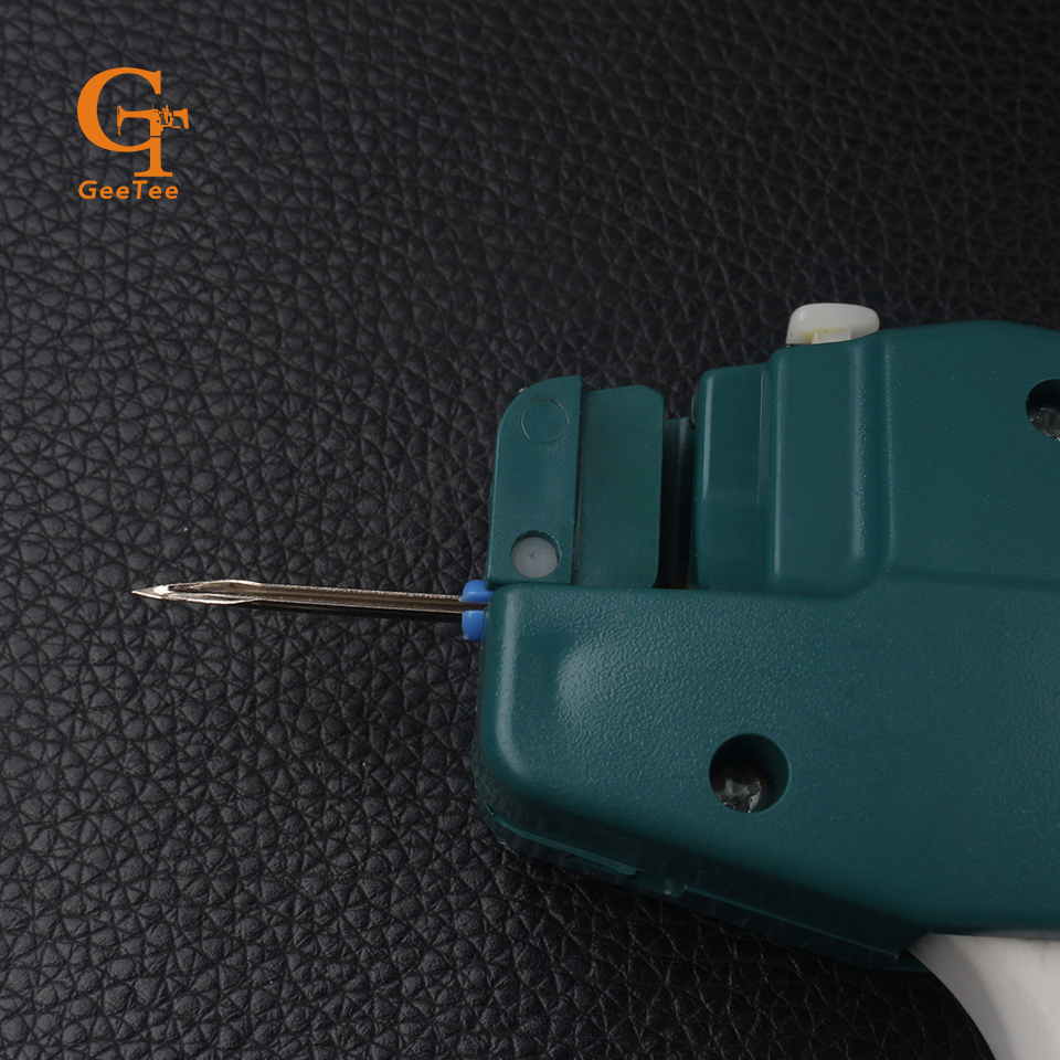 Papier hang Tag/swing tag Guns + 1 Tagging + 1000 Barbs + 5 Staal Naalden Machine Set tool, prijs opknoping tag gereedschap