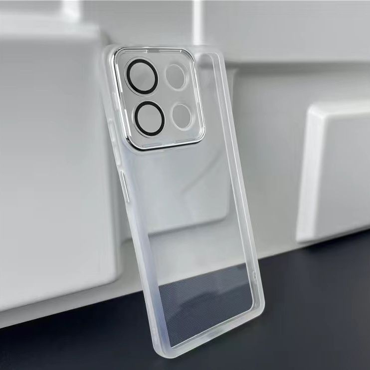 For Infinix Note 30 Pro Case Soft Silicone Transparent Lens Protective Back Cover Case For Infinix Note 30i Note30 30Pro Shell: ABS / black