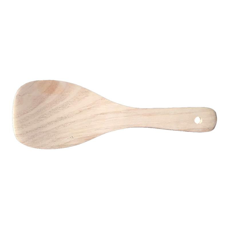 Puluole 6 Cuillères En Bois Naturel - Ustensiles Cuisine Bambou, Spatules Antiadhésives 30 Cm