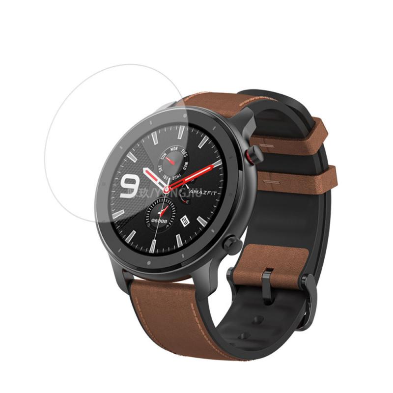 1Pc Clear Film Gehard Glas Screen Protector Voor Amazfit Gtr Smart Horloge 42/47Mm Horloges Accessoires Waterdicht effen Screen