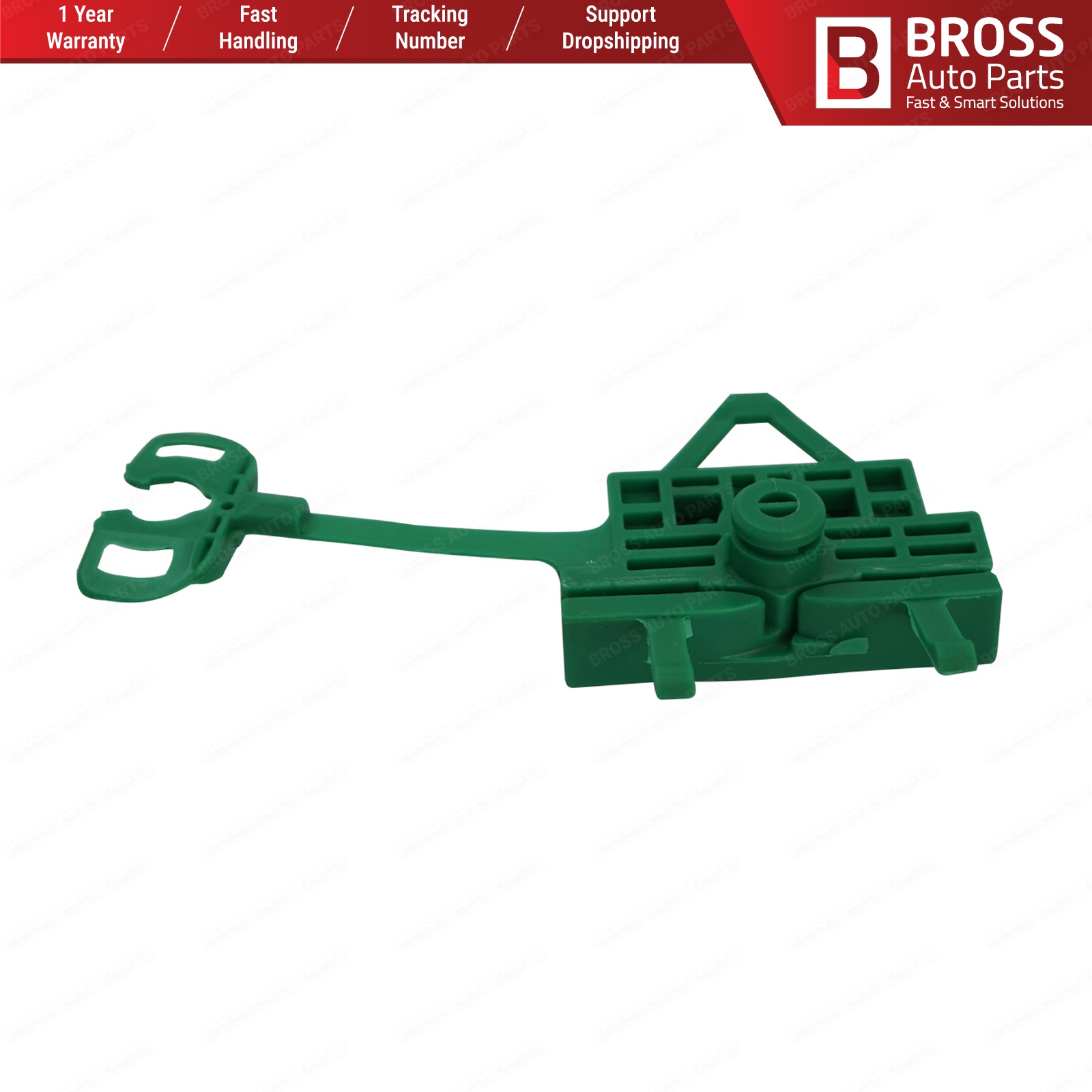 Bross Auto Parts BWR164 Electrical Power Window Regulator Clip Front Left Door 51892561, 5189652 for Fiat Linea 2007