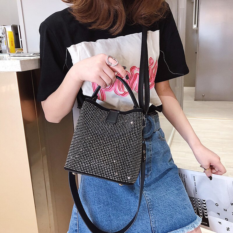 Diamanten dames emmertas beroemde merken dames handtassen pu leren schoudertassen dames kleine crossbody tassen