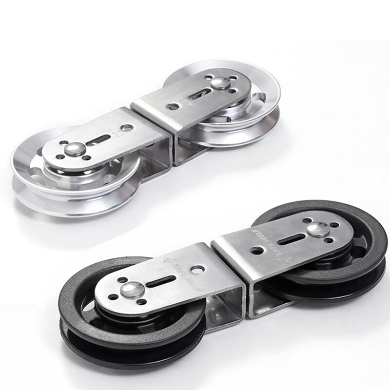 Fitness Double Gym Pulley Heavy Duty for DIY Arm Biceps Triceps Blaster Rope System Home Gym Cable Machine Accessories Equipment