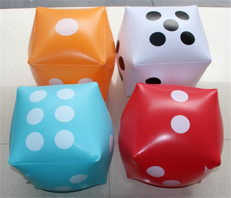 1pc Aufblasbare Luft Nummer Würfel 30*30cm Lustige Party Lieferungen Spielzeug Für freundlicher freundlicher Erwachsene Ich bin Freien Spiel spielen Würfel Wasser Spielzeug