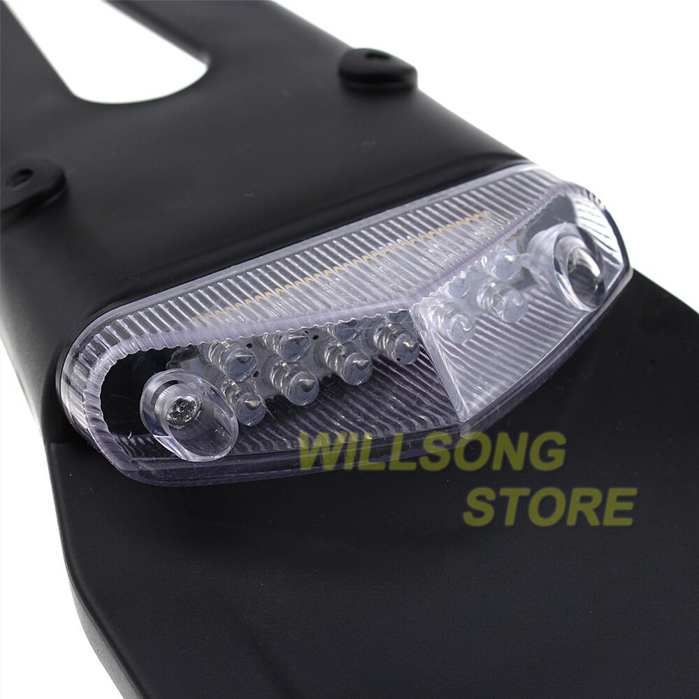 Universele Led Remlicht Achterlicht Rear Fender Muguard Voor Ktm Cr Exc Wrf Kx 250 400 426 450 Mx supermoto Enduro Dirt Bike