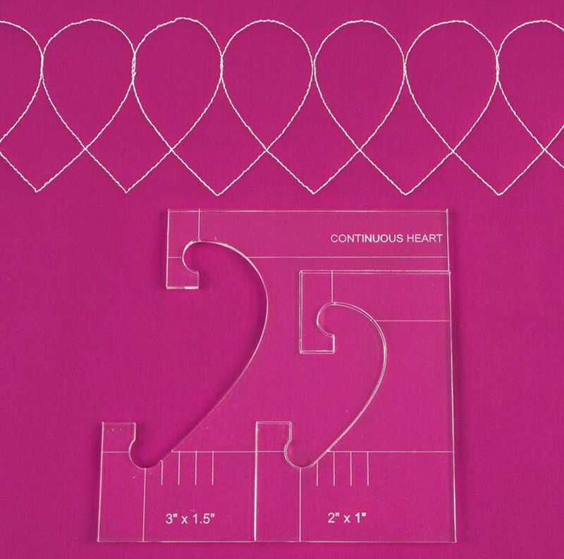 ruler border sampler template set for sewing machine can create beautiful borders 1 set =4pcs #RL-04W