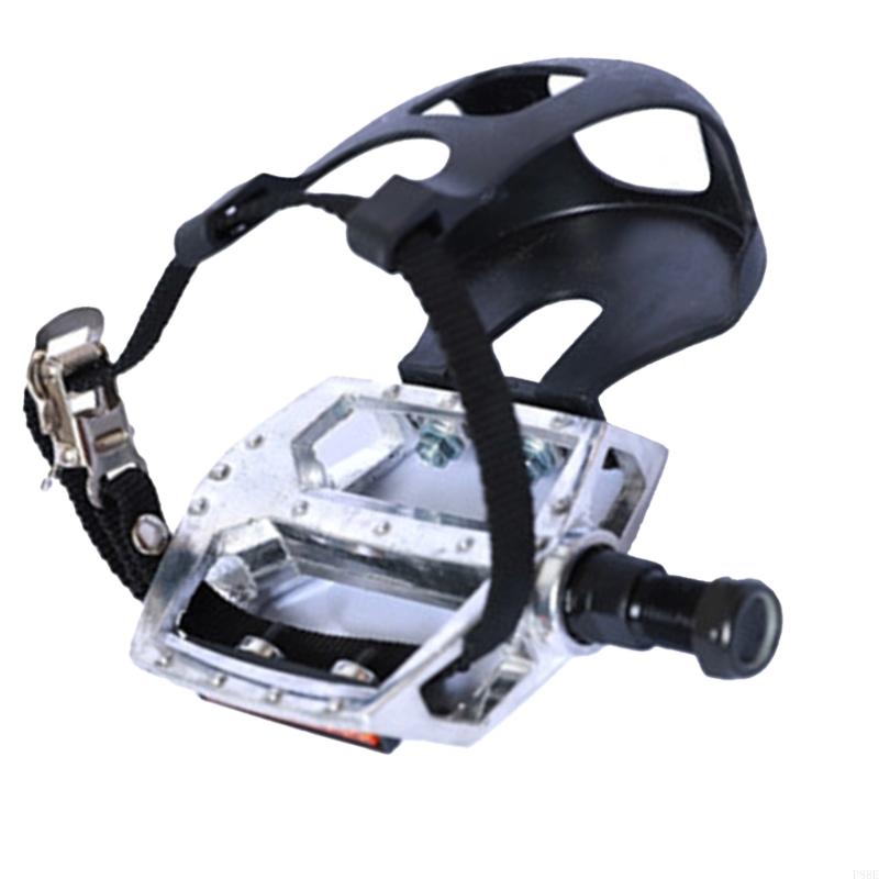 P88E Bicycles pédales Toe Clip Cage Pédales spin pour le vélo le vélo stationnaire intérieur