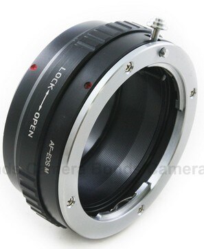 AF-EOSM alfa Minolta AF lente per EOSM EF-M Mirrorless obiettivo Del Corpo Della Fotocamera Anello Adattatore