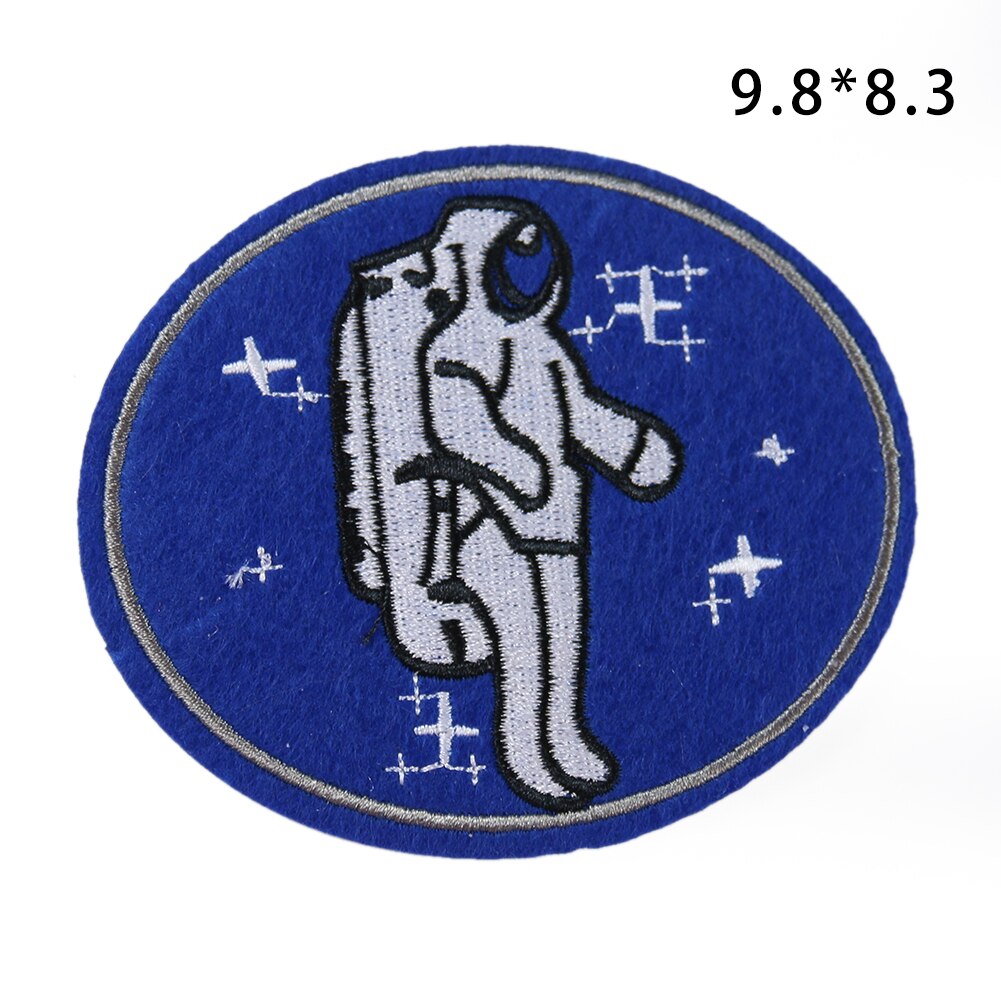 Arrial Planet Explorer Universe DIY Embroidered Patch Funny Astronauts Spaceman Space Badge Sew Iron on Applique Badges