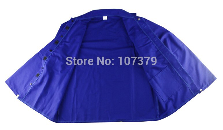 FR Cotton Welding Jackets Fire Resistant Cotton Coverall Sweat Absorbing Breathable Flame Resistant Work Clothing
