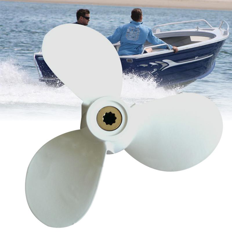 4-6HP Aluminum Alloy Propeller For Yamaha Ship Outboard Motors With 9 Spline Tooth