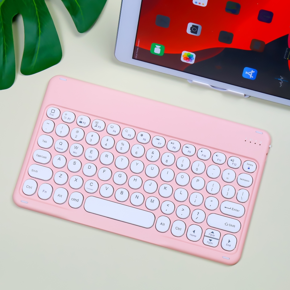 For iPad Keyboard Mouse For iPad Mini 6 7.9 inch Mini 5 Mini 4 Mini 123 Mini Keyboard Teclado keyboard for cell phone: Pink 3 B