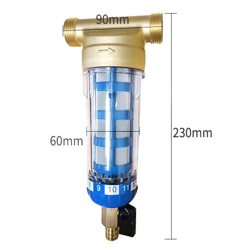 Förderung! NEUE Edelstahl Kupfer klopfen Wasserfilter Vor-Filter Filterung Gittergewebe