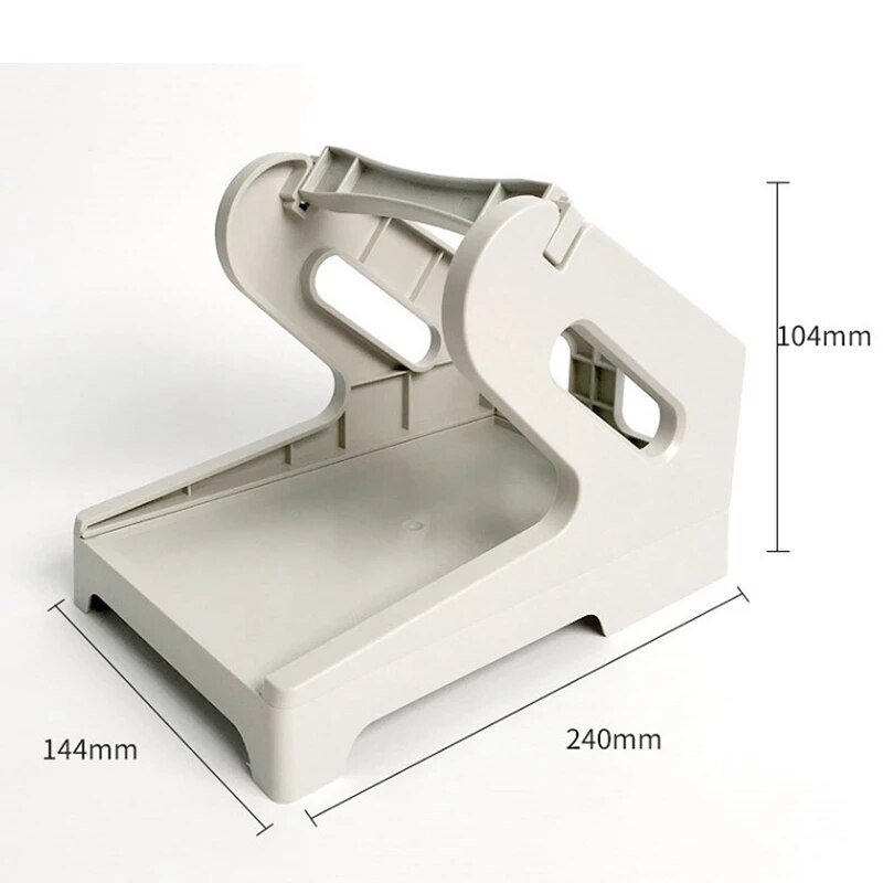 Label Holder, External Rolls and Fan-Fold Paper Holder for Desktop Thermal Label Printer