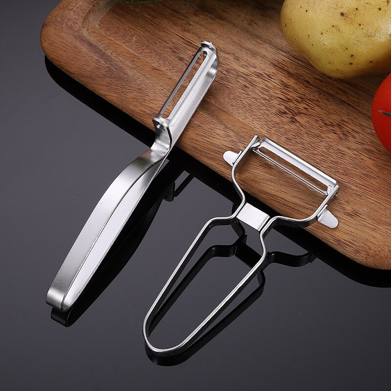 Rvs Dunschiller Snijmachine Voor Fruit Groente Spud Aardappel Franse Wortel Cutter Keuken Gadget Tool Speed Dunschiller Snijmachine