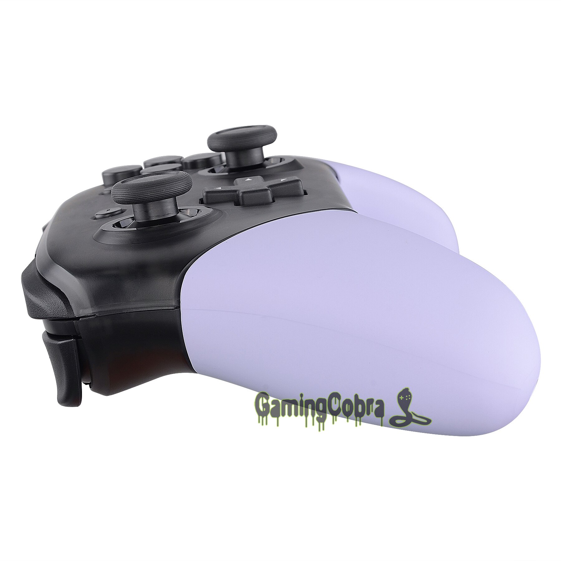 Poignée de rechange violette douce au toucher pour contrôleur Nintendo Switch Pro
