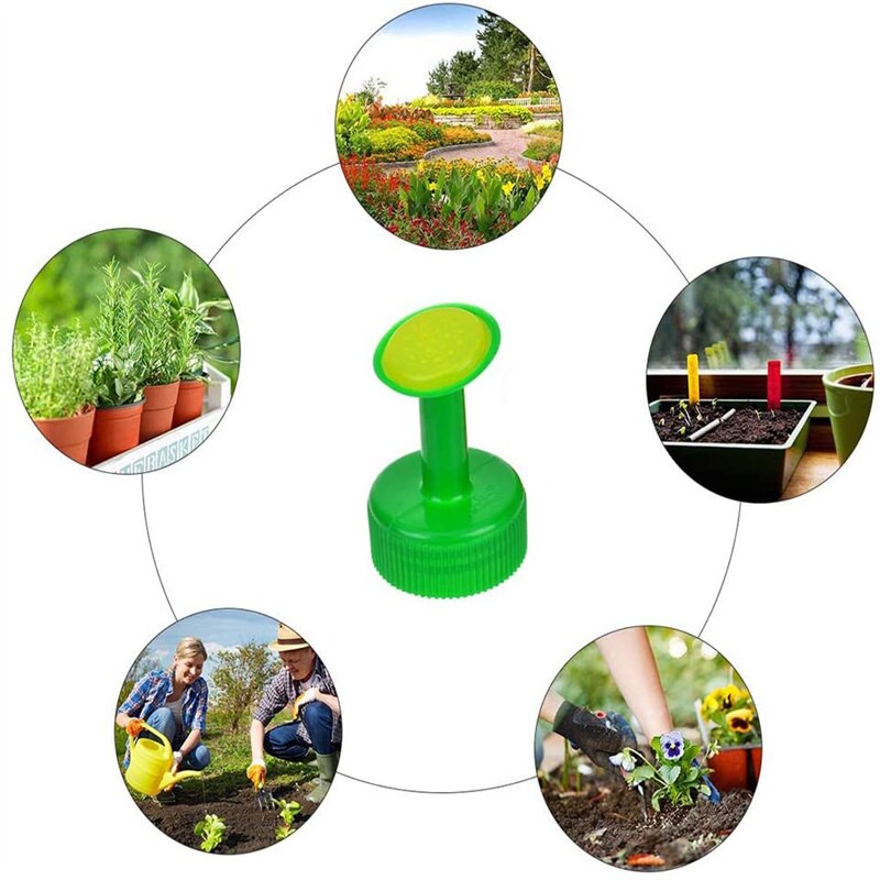 2/4 Pcs PVC Plastic Garden Spray Waterer Sprinkler Bottle Cap Sprinkler Plant Watering Nozzle Tool Little Nozzle Sprinkler Head