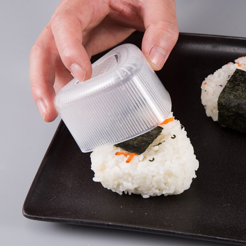 4 sztuk/zestaw japońnarty kuchnia akcesoria Bento DIY forma robić Sushi Onigiri kulka ryżu żywności naciśnij trójkątne robić robienia Sushi forma Sushi zestaw