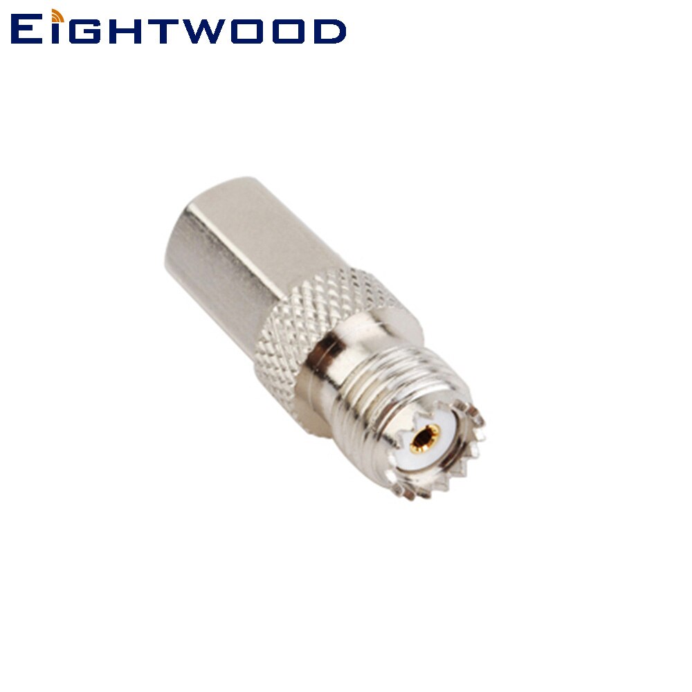 Eightwood 5PCS FME naar Mini-UHF DUS-239 Auto Radio/WiFi Antenne Adapter FME Plug naar mini-UHF DUS-239 Jack Connector Recht