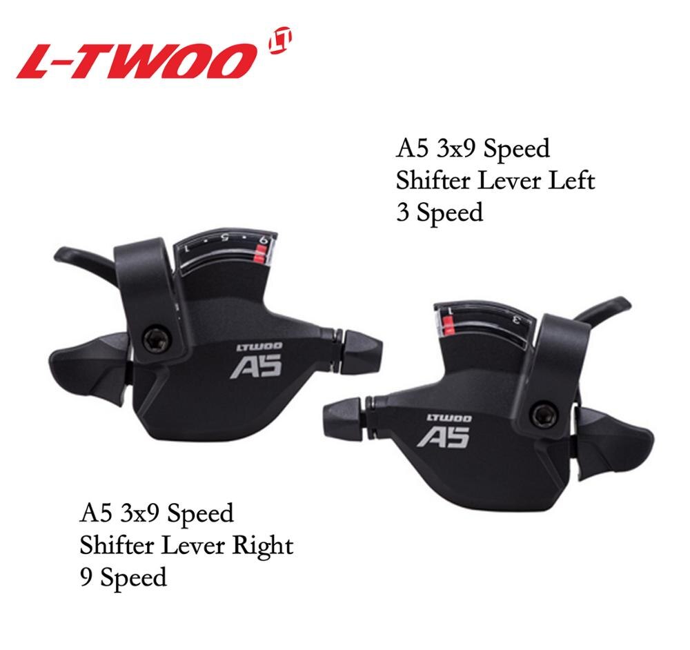 LWTOO A5 2x9 3x9 Speed Trigger shifter lever for MTB Mountain bike fat bike 18S 27S bicycle 2 speed 3 speed 9 speed deraillleur: A5 3x9 27S