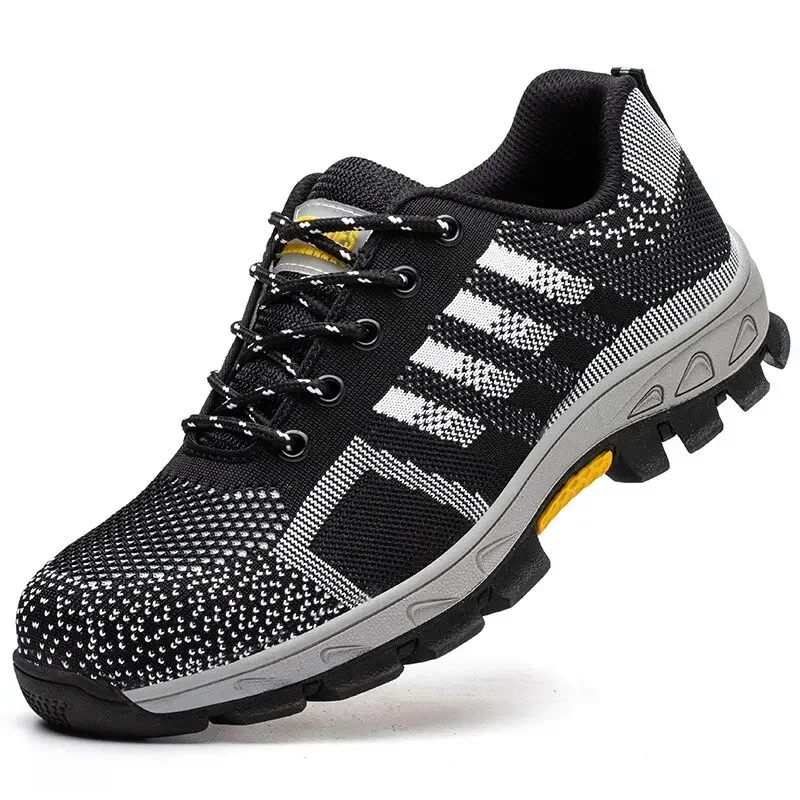 Hochwertige Arbeitssicherheitsschuhe mit Stahlkappe für Herren und Damen, pannensichere Stiefel, rutschfeste Sportschuhe