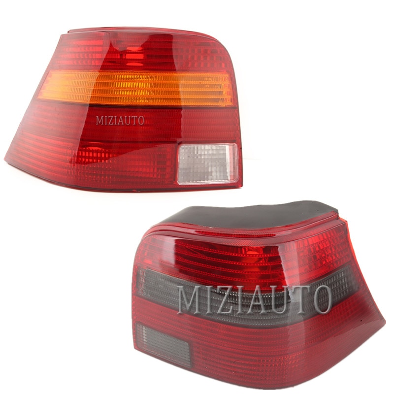 Remlicht Links & Rechts Achterlicht Voor Volkswagen MK4 Golf 1999-2005 Auto Stijl Rode Rook/rood Geel Achterlichten