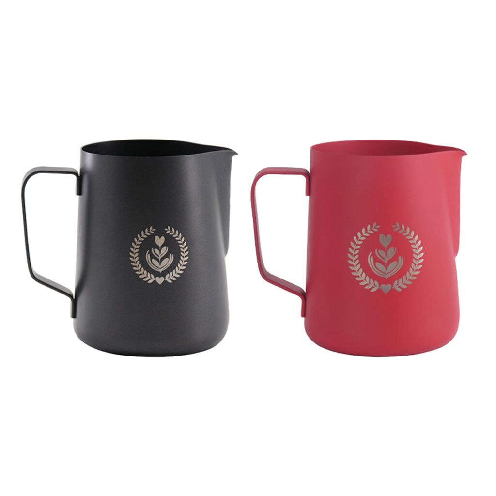 Stainless Steel Milk Frothing Coffee Latte Frother Pitcher 600ml