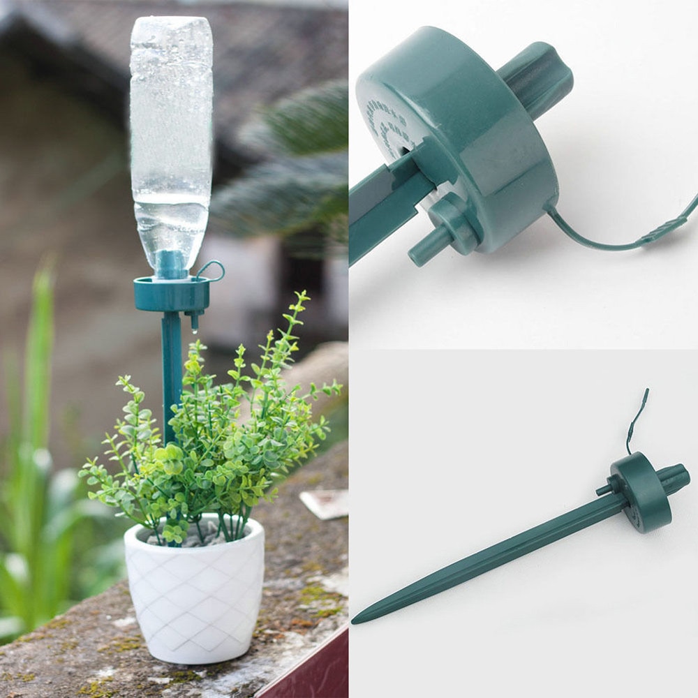 Självbevattning blomma växt enhet automatisk trädgård inomhus vatten sprinkler trädgård bevattning kit system vattning spike /c