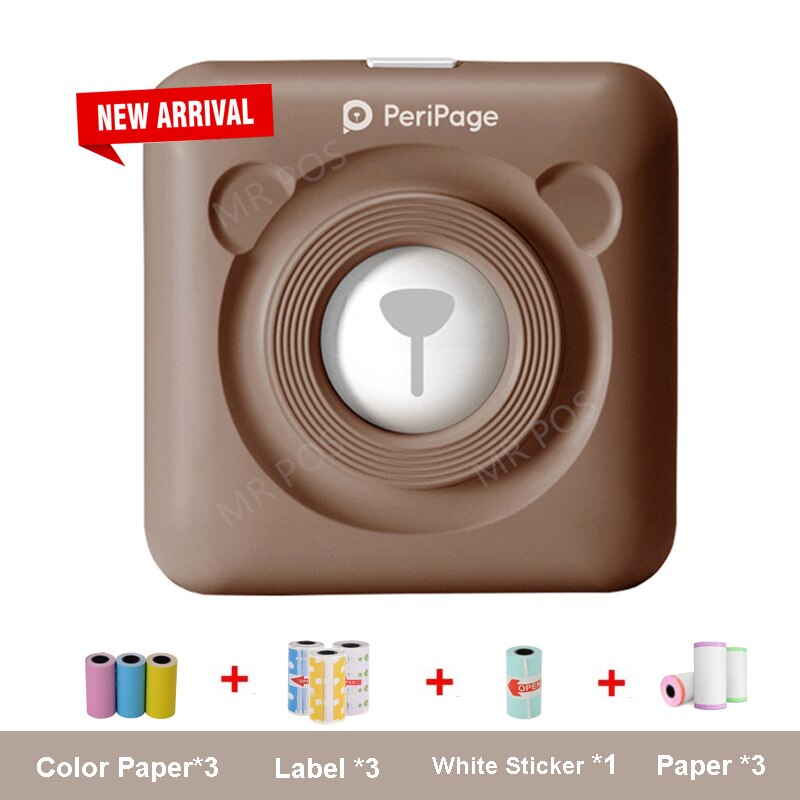 Bluetooth Portable Printer High Resolution Peripage Mini Photo Printer thermal Printer For Mobile Phone Android And IOS: coffee printer