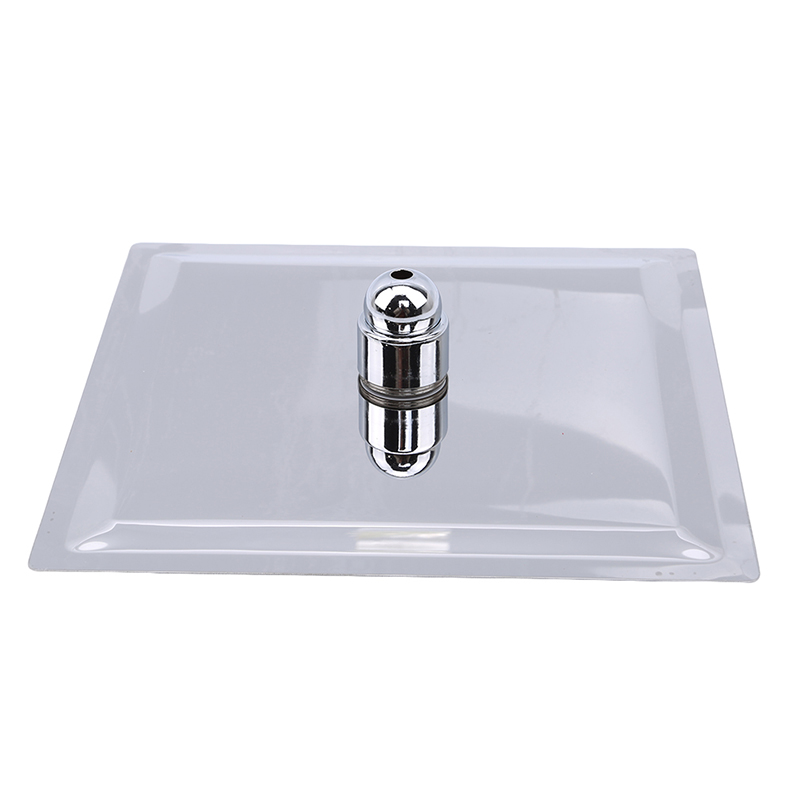 Portable Removable Shower Heads Stainless Steel Square Round Rainfall Shower Head High Pressure Handheld Bathroom Accessories