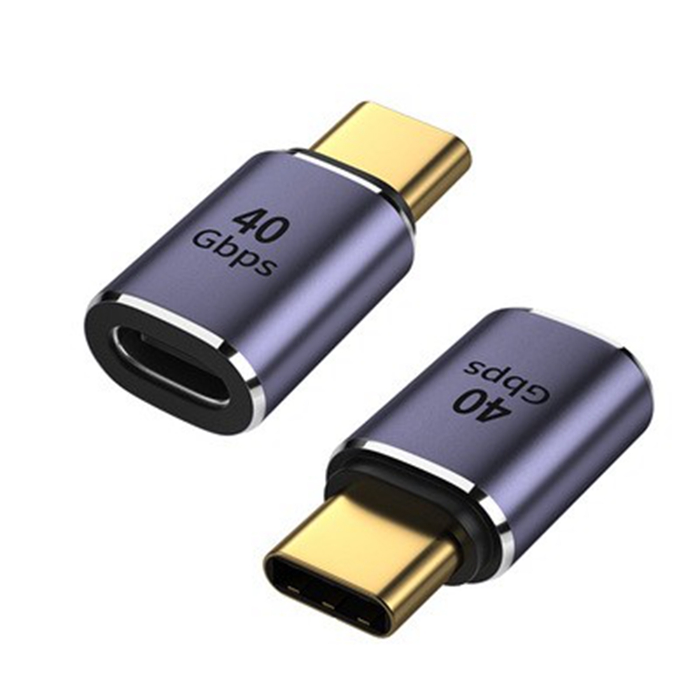 40gbps Pd 100w usb c winkel 90 grad adapter thunderbolt 3 4 usb4 typ c Männlich/Weibliche auf buchse konverter 8k @ 60hz 1PCS: Orange