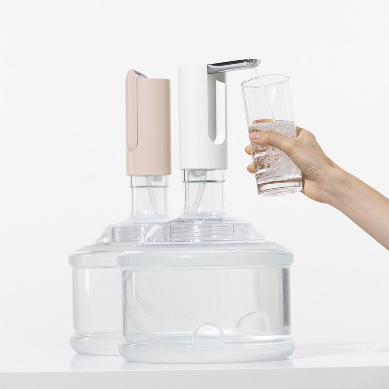 3 Leven Opvouwbare Elektrische Water Dispenser Usb Opladen Touch Knop Controle Draagbare Mini Automatische Waterpomp Met Type C Kabel