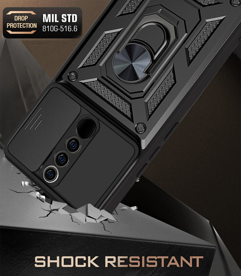 Schokbestendig pantserhoesje voor Xiaomi Redmi Note 8 Pro Autohouder Telefoonhoesje voor Redmi Note 8 Cameralensbescherming Fundas