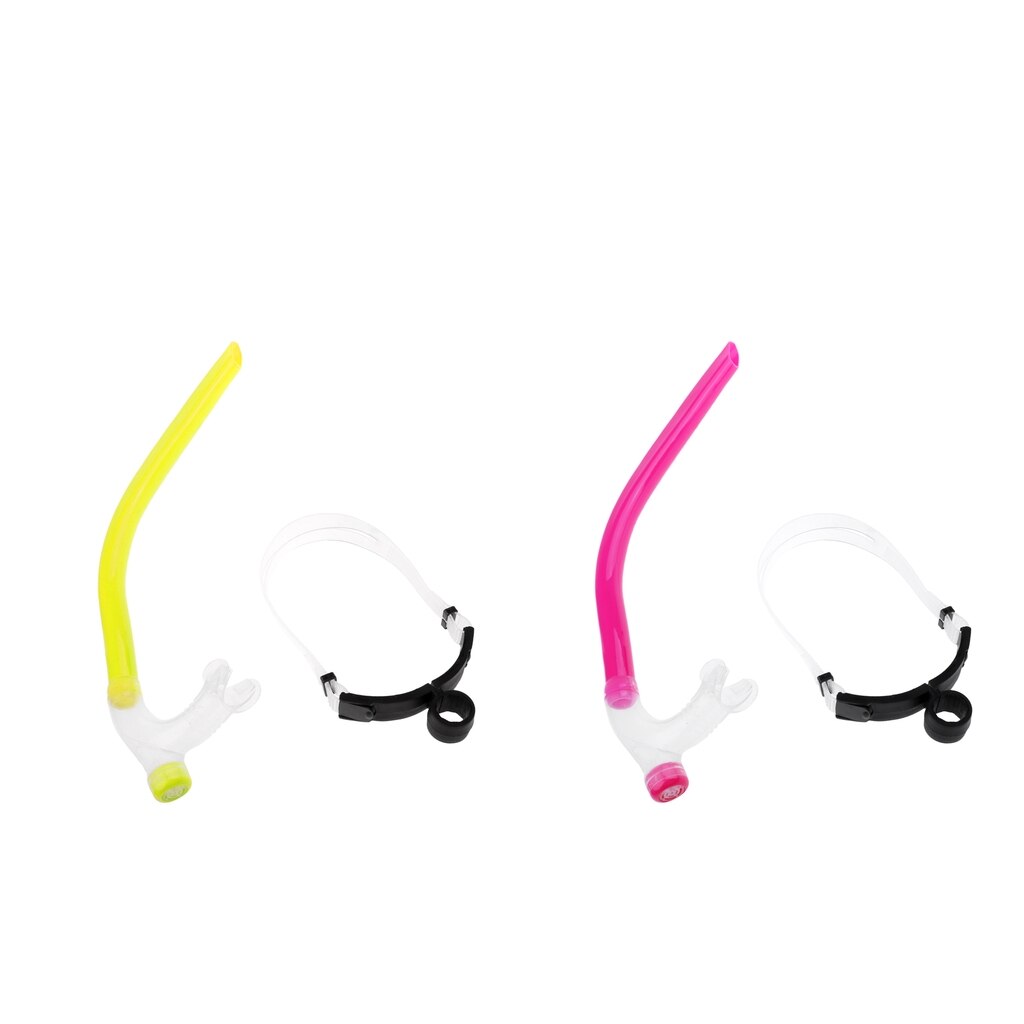 Adjustable Center Snorkel Set Breathing Tube for Swimming Underwater Boating
