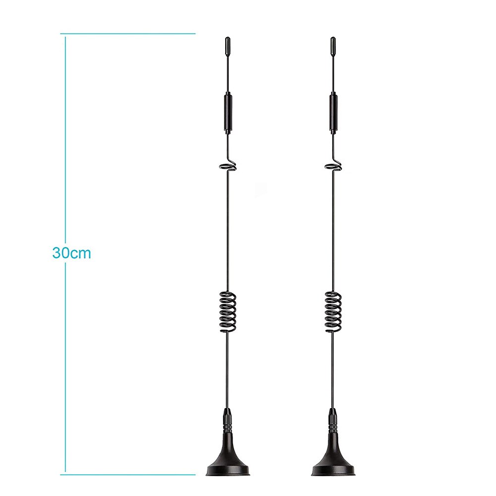 Eightwood 2 stk 4g lte 8 dbi magnetisk base mimo  ts9 han antenne antenne til netgear  lb1120 lb1121 lb2120 at & t nighthawk  m1 mr1100