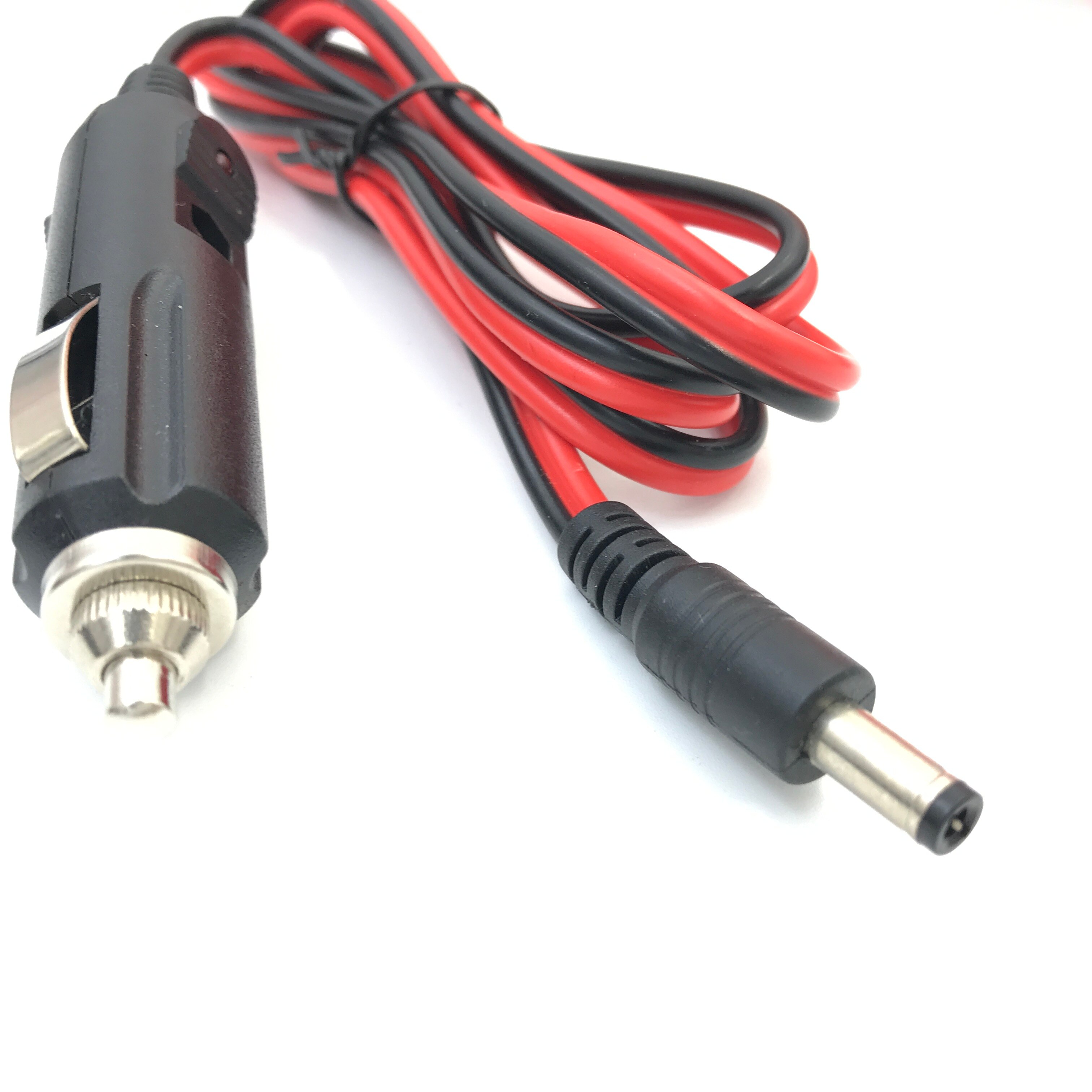 12V 5A Dc Sigarettenaansteker Oplader Met Zekering, universele Power Adapter Dc Plug 5.5X2.1Mm Kabel 1.2M