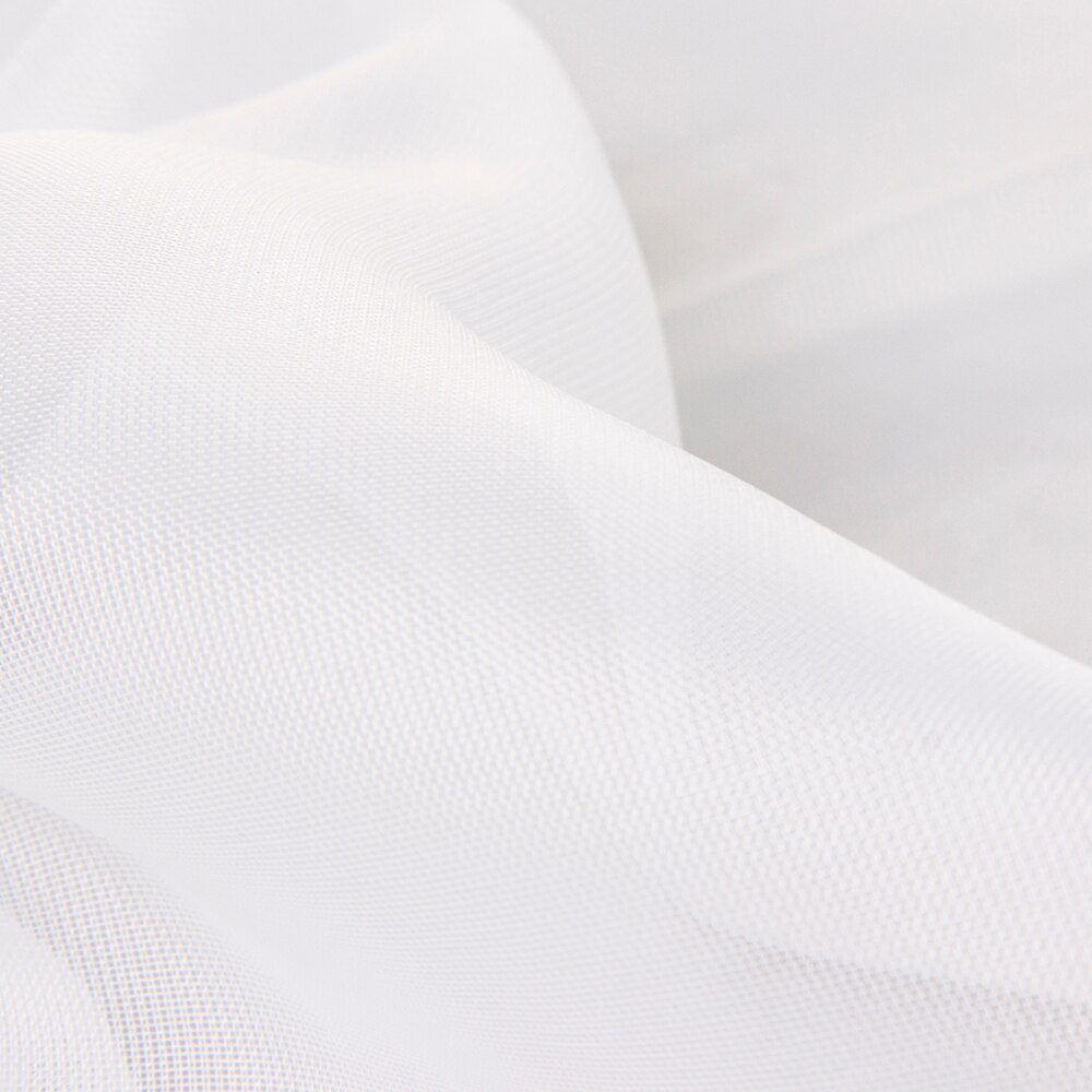 Europe Solid White Curtains For Living Room Kitchen Window Decoration Transparent Tulle Curtains Window Sheer for the Bedroom