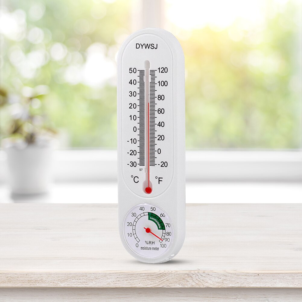 Muur Thermometer Indoor Outdoor Hangen Tuin Kas Fokken Thermometer Vochtigheid Meter Hygrometer Meting Tool