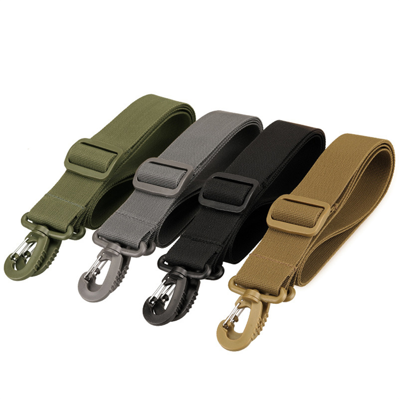 Verstelbare brede riem Heren Crossbody Tasriem Schoudertassen voor heren Riem Zwarte vervangende tas Onderdeelaccessoires