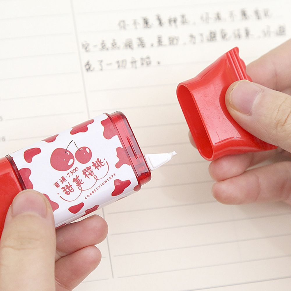 1 stk sødt slik korrekturtape materiale kawaii papirvarer kontor skoleartikler papelaria elev 3.5m