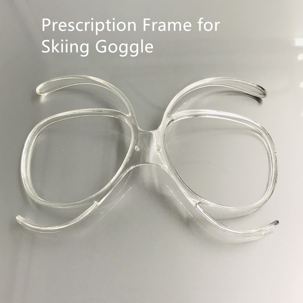 Marco de prescripción para gafas de esquí TR90, adaptador de inserción de lentes ópticos flexibles, tamaño Universal, marco interno