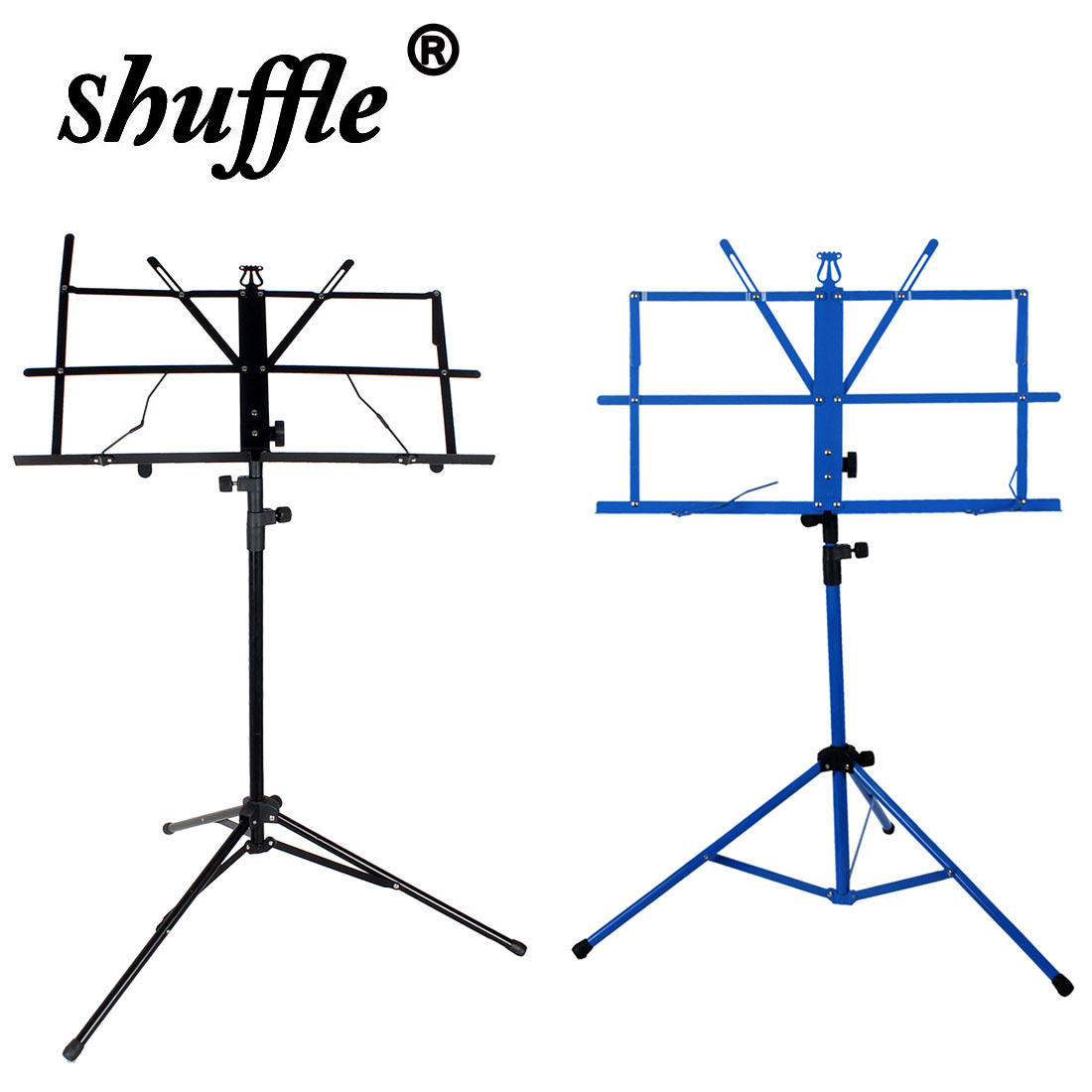 Trépied pliable pour partitions de musique, support réglable en acier inoxydable, accessoire universel pour Instrument de musique avec sac