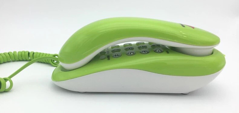 Vaste telefoon wandgemonteerde nachtkastje mini wandtelefoon: Groente