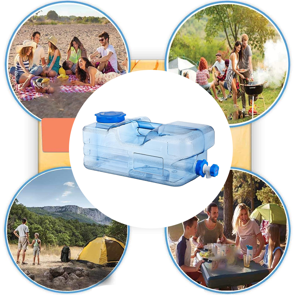 7.5/12l/15l/19l/24l Grote Capaciteit Buitenwateremmer Draagbare Drinkwatercontainer Met Spigot Lekvrij Kampeerwatertank
