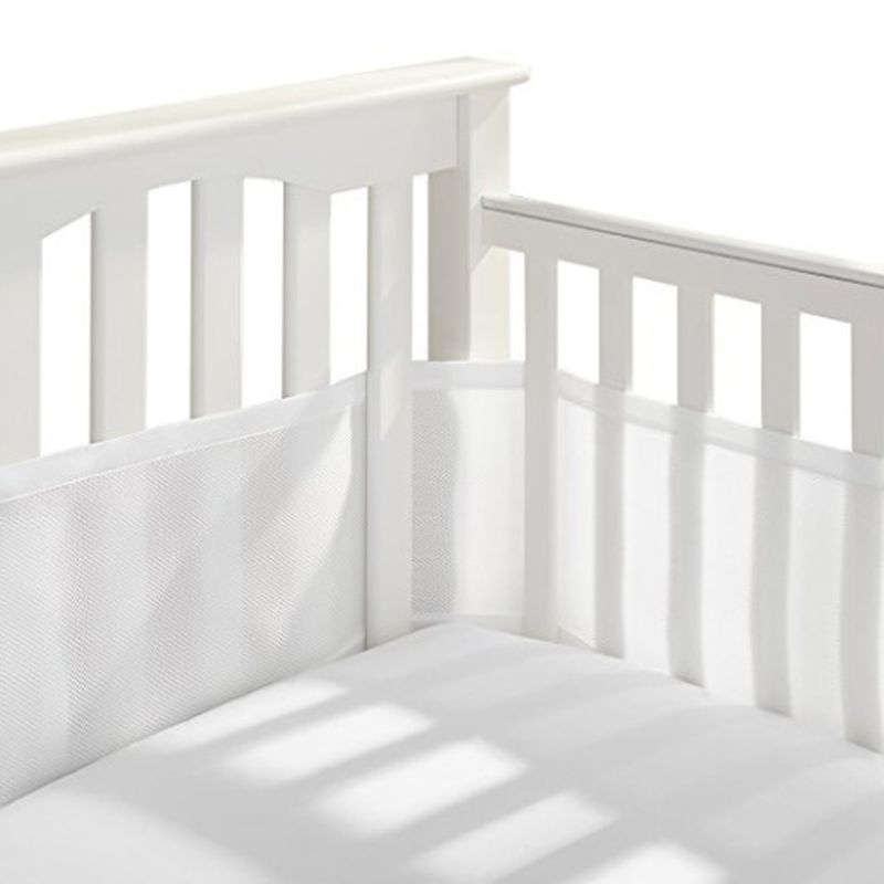 4 Zijdig Baby Ademend Mesh Wieg Liner Baby Cot Bumper Mesh Kinderen Bumper Crib Liner Babybedje Sets Bed Rond protector